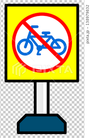 Signposts for bicycle and road bike parking Signposts for bicycle and road bike parking 138979832