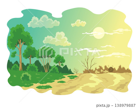 Climate change with land degradation. Global desertification environmental problems. Soil erosion. Global warming concept Climate change with land degradation. Global desertification environmental problems. Soil erosion. Global warming concept 138979887