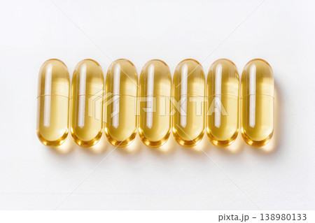 Omega-3 Fish Oil Softgel Capsules 138980133