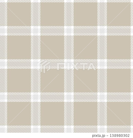 Beige And White Classic Plaid Pattern Design For Fashion Textile Packaging And Home Decor Beige And White Classic Plaid Pattern Design For Fashion Textile Packaging And Home Decor 138980302
