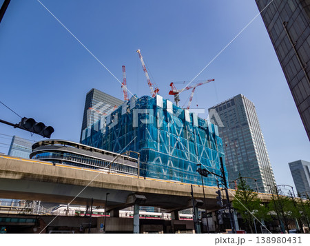 日本一高いビルとなる Torch Tower の建設現場(2026年4月撮影) 日本一高いビルとなる Torch Tower の建設現場(2026年4月撮影) 138980431