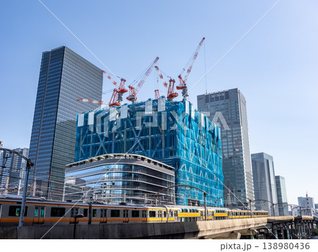 日本一高いビルとなる Torch Tower の建設現場(2026年4月撮影) 日本一高いビルとなる Torch Tower の建設現場(2026年4月撮影) 138980436