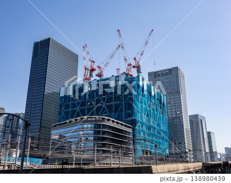 日本一高いビルとなる Torch Tower の建設現場(2026年4月撮影) 日本一高いビルとなる Torch Tower の建設現場(2026年4月撮影) 138980439