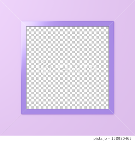 3D material_metal frame_purple 3D material_metal frame_purple 138980465