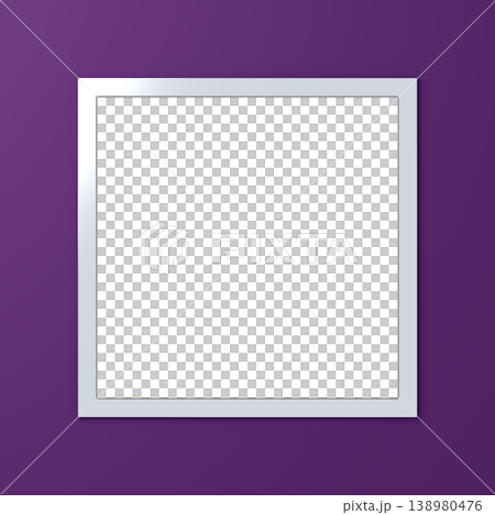3D material_metal frame_purple 138980476