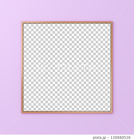 3D material_metal frame_purple 138980526