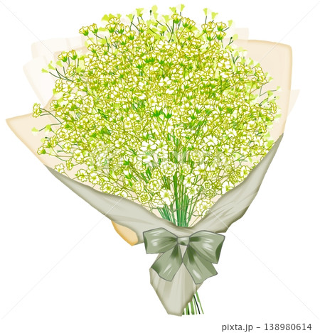 カスミソウの花束 カスミソウの花束 138980614