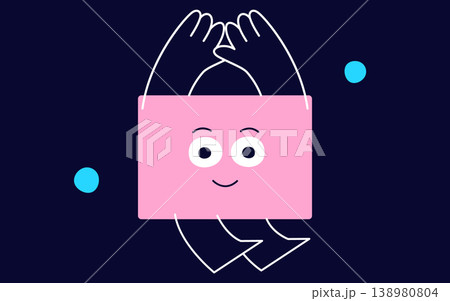 Cute blob element. 138980804