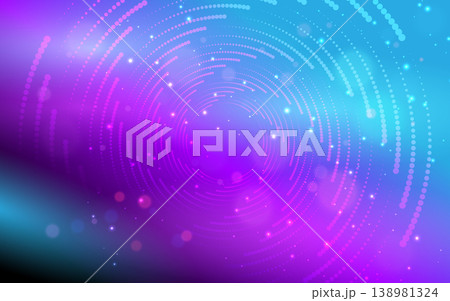 Abstract Colorful Circular Dot Pattern Background With Gradient Light. 138981324