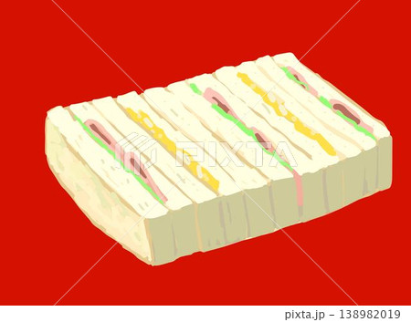 サンドイッチのイラスト 138982019