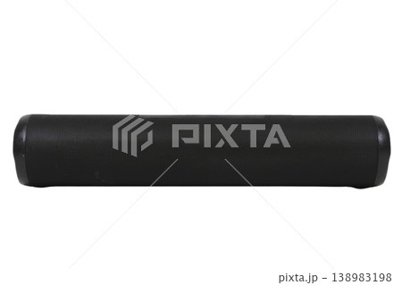 Bluetooth speaker isolated on transparent background portable audio device. 138983198