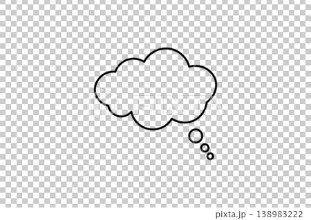 Blank Thought Bubble Outline Clipart for Thinking, Idea, Concept, Creativity and Imagination Graphic Templates Blank Thought Bubble Outline Clipart for Thinking, Idea, Concept, Creativity and Imagination Graphic Templates 138983222
