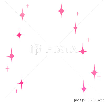 キラキラの素材　ピンク色 138983253