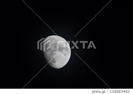 夜空に輝く月 夜空に輝く月 138983482