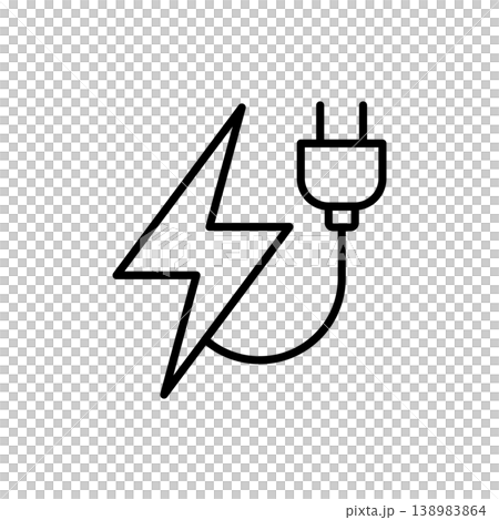 EV Fast Charging Technology Icon 138983864