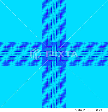 Textured textile tartan pattern, rectangle fabric plaid texture. Folklore check vector seamless background in bright color. 138983906