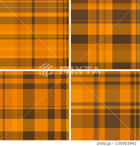 Plaid collection for blog graphics. Vector patterns enhance headers, thumbnails, and sidebar sections. 138983942