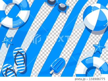 Summer background frame design 138986775