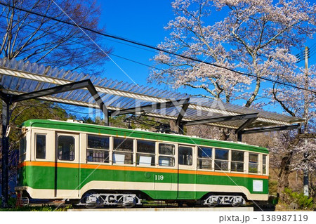 旧仙台市電　モ100形電車119号　秋保温泉 138987119