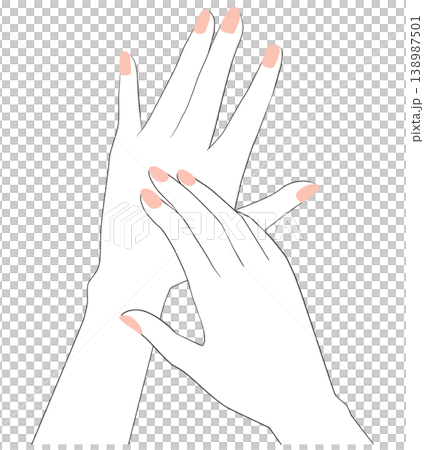 Female hand Female hand 138987501
