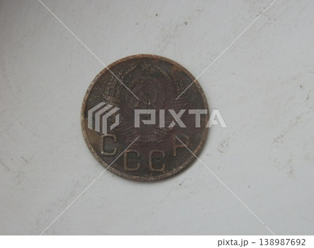 Circulated coin used in everyday transactions Circulated coin used in everyday transactions 138987692