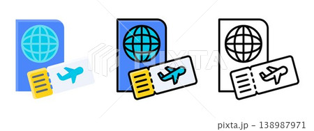 International Travel Identification Passport Document 138987971