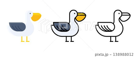 Tropical Coastal Wildlife Pelican Bird 138988012