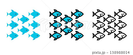 Marine Ocean Wildlife Fish Illustration 138988014