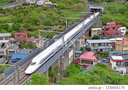 東海道新幹線　小田原－熱海　JR東海　N700A系1000番台　G17編成（東京／大阪）　のぞみ 138988170