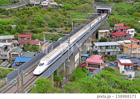 東海道新幹線　小田原－熱海　JR東海　N700A系1000番台　G42編成（東京／大阪）　のぞみ 138988171