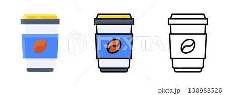 Hot Coffee Takeaway Paper Cup 138988526