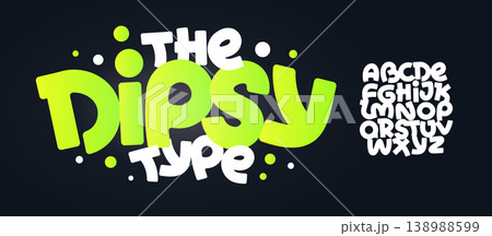 Fun Playful Font Cartoon Logo Alphabet Cool Bold Rounded Letter Set Modern Typography, Creative Typographic Design for Comics Title Text, Typo Poster Headline. Music Fest Fonts. Vector Typeface Fun Playful Font Cartoon Logo Alphabet Cool Bold Rounded Letter Set Modern Typography, Creative Typographic Design for Comics Title Text, Typo Poster Headline. Music Fest Fonts. Vector Typeface 138988599