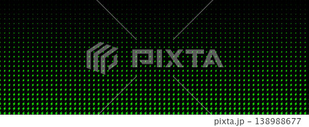 Green electric pattern energy current, lightning bolt icons texture glowing on black background. Charge energy pattern for power, speed quick and slow charger, halftone neon BG. Vector illustration 138988677