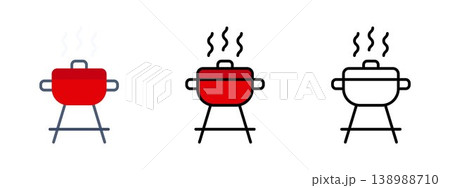 Outdoor Camping Barbecue BBQ Grill Outdoor Camping Barbecue BBQ Grill 138988710