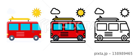 Recreational Camper Van Travel Vehicle Recreational Camper Van Travel Vehicle 138989465