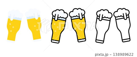 Cold Refreshing Beer Cheers Drink Cold Refreshing Beer Cheers Drink 138989622
