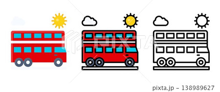 Tourism Double Decker City Bus 138989627