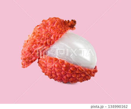 Fresh lichi, isolated on white background Fresh lichi, isolated on white background 138990162