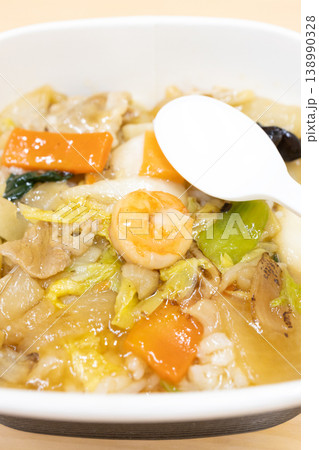 おいしいコンビニ弁当の中華丼 おいしいコンビニ弁当の中華丼 138990328