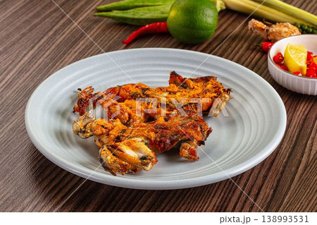 Gourmet cuisine - fried fresh frog Gourmet cuisine - fried fresh frog 138993531