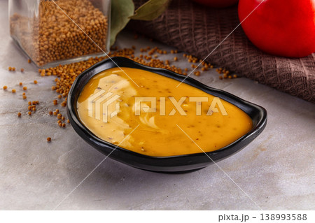 Honey and mustard sauce flavor seasoning dip Honey and mustard sauce flavor seasoning dip 138993588