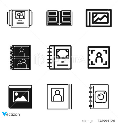 photo album icon, Vector illustration photo album icon, Vector illustration 138994126