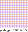 Seamless violet and purple gingham pattern. Classic checkered plaid background for textile and wrap design. 138994274