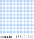 Seamless blue gingham pattern. Classic light blue checkered plaid background for surface and digital designs. 138994290