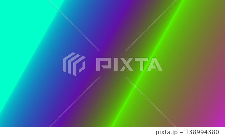 Cyan Blue and Lime Green Electric Motion Gradient 138994380