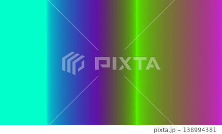Vertical Cyan Purple and Green Stripes Gradient 138994381