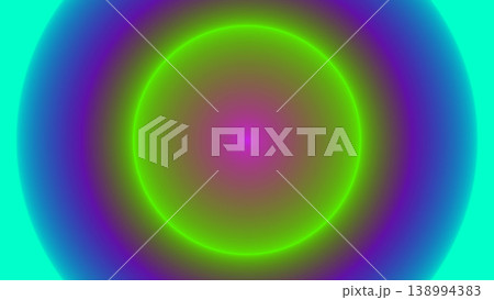 Radial Neon Purple and Green Circular Glow Radial Neon Purple and Green Circular Glow 138994383