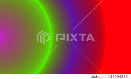 Wide Radial Red and Green Glow Background 138994386