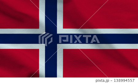 National flag of Norway symbolizing sovereignty and pride National flag of Norway symbolizing sovereignty and pride 138994557