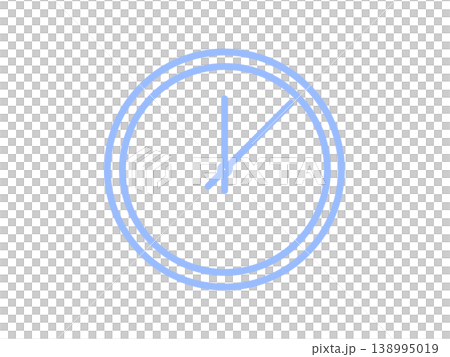 簡約藍色手錶 138995019